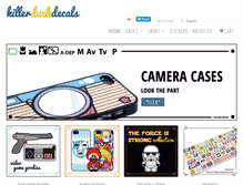 Tablet Screenshot of killerduckdecals.com